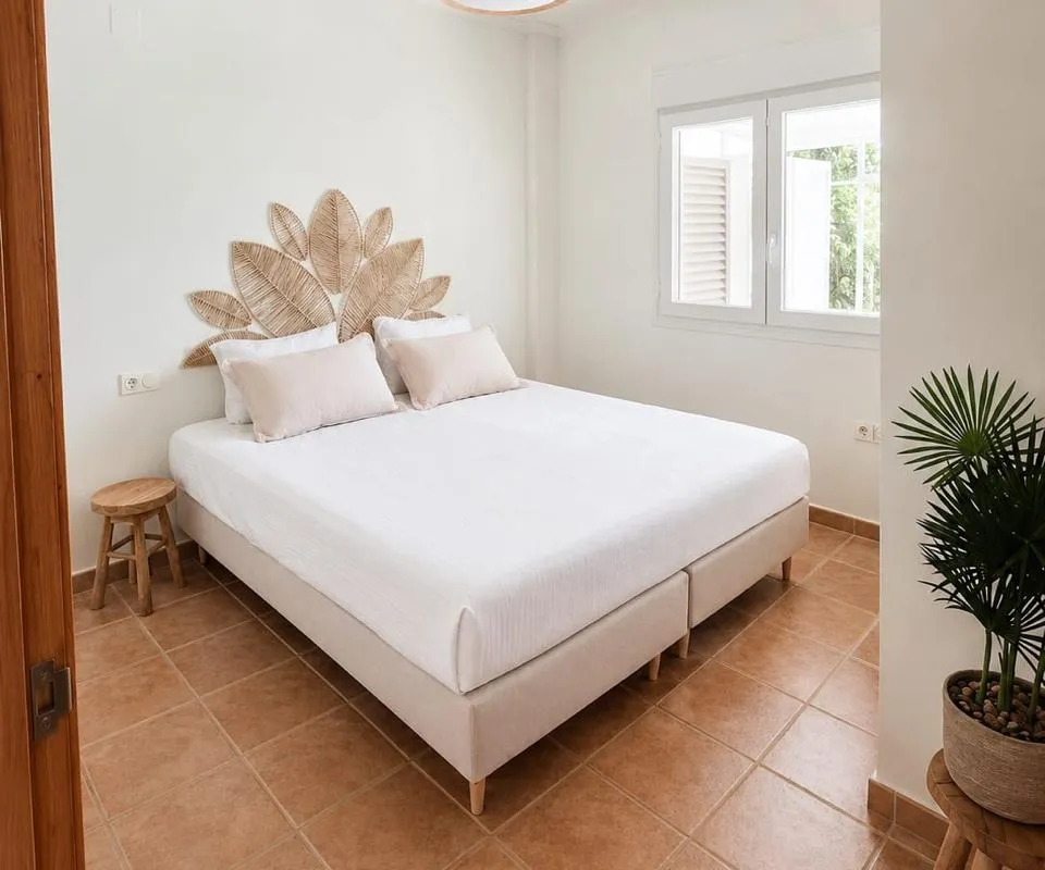 Master bedroom at La Casa Palma